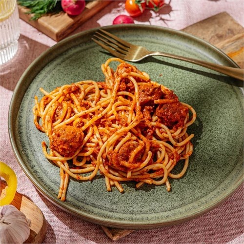 Спагетти с фрикадельками 200г 00921