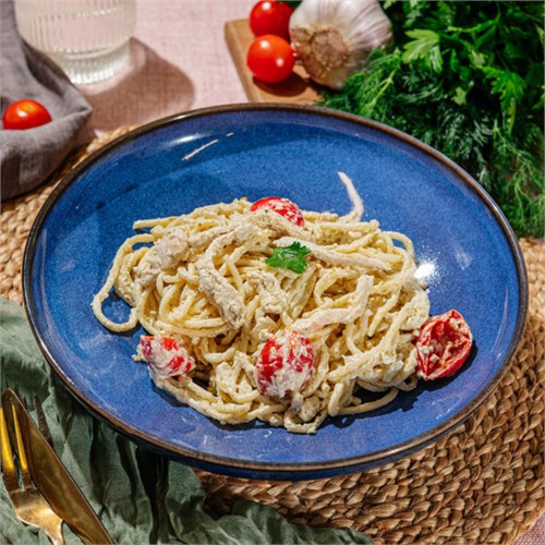 Паста с курицей в соусе песто 200г 01874