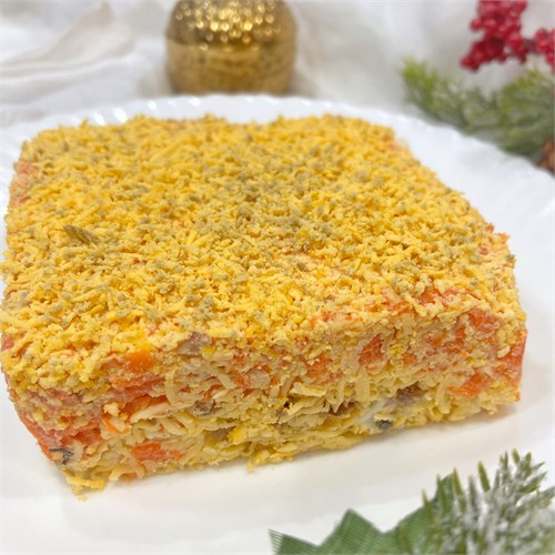 Салаты: Салат Мимоза 1кг 01445