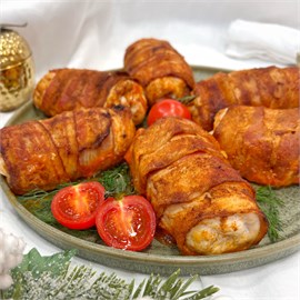 {{photo.Alt || photo.Description || 'Вторые блюда: Рулетики куриные в беконе 840г'}}